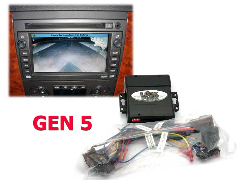 Gen 5 Lockpick Camera Interface For 2007 & Up GM Radios w/ Nav