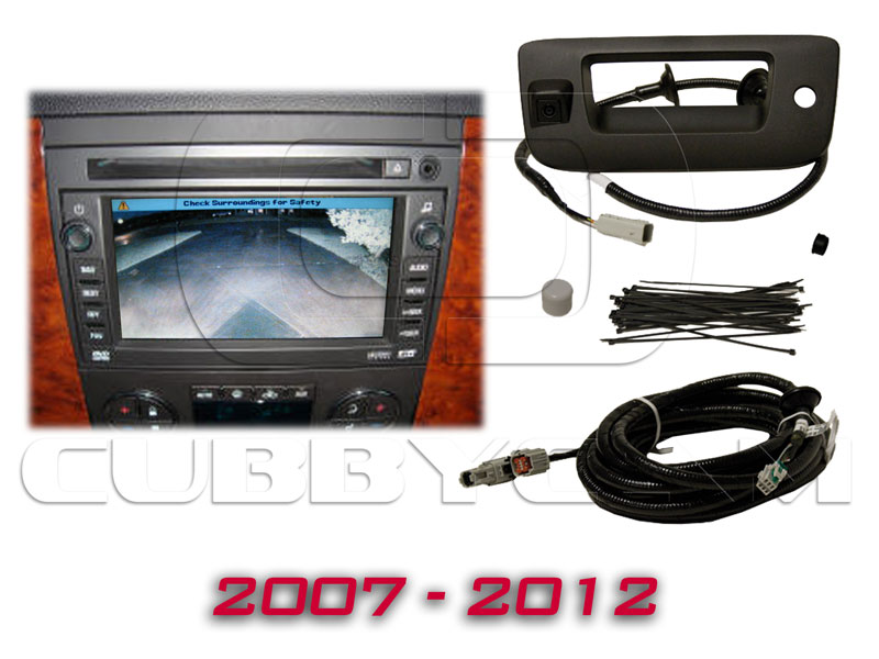 GM OEM NAV Tailgate Handle Backup Camera For 2007 - 2013 Trucks