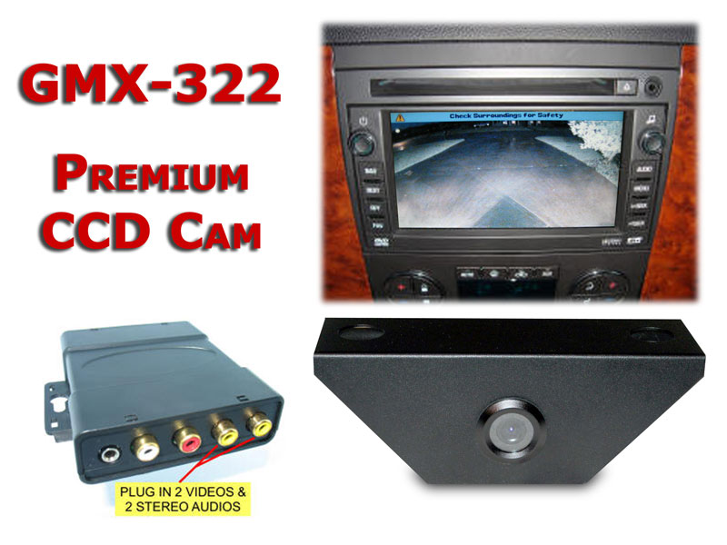 Backup Cam Package For 2007 & Up GM Radios w/ Nav - GMX-322