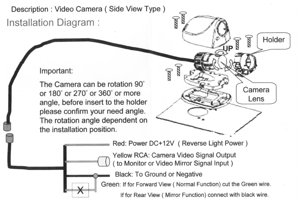 CCD Camera - Side View