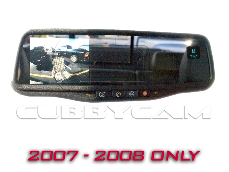 GM OEM Backup Display Mirror for 2007 - 2008 Trucks & SUVs - Click Image to Close
