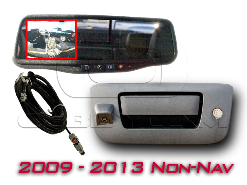 GM OEM Backup Display Mirror & Camera for 2009 - 2013 Trucks [OEMBMMIRLCDTAILCAM0912]