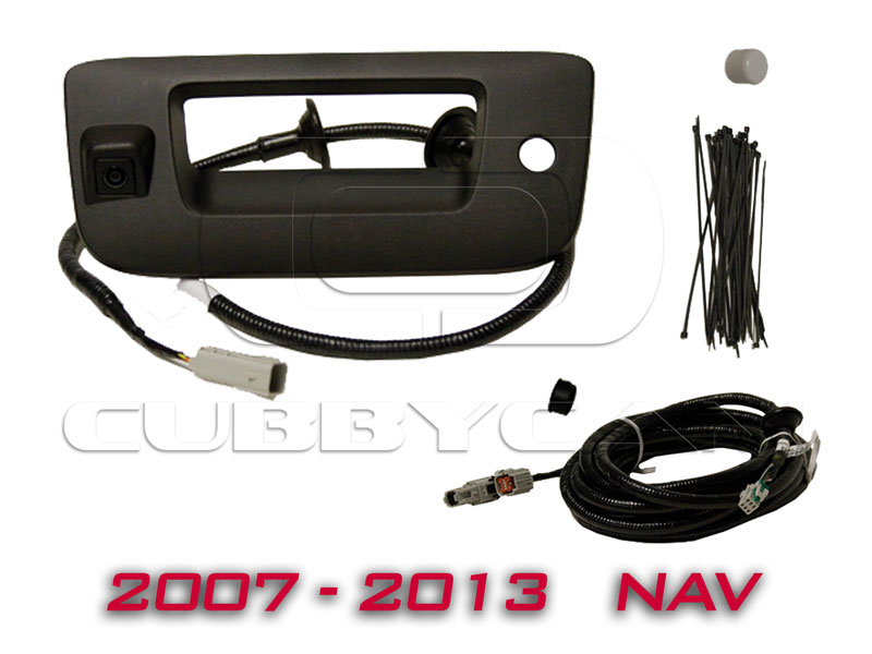 GM OEM NAV Tailgate Handle Backup Camera For 2007 - 2013 Trucks - Click Image to Close